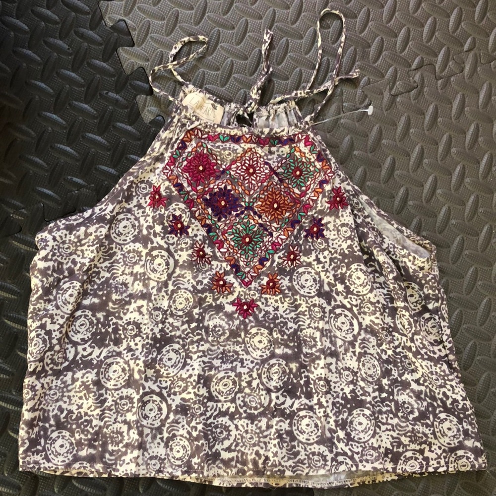 L. A. Hearts Hippie Halter tie top